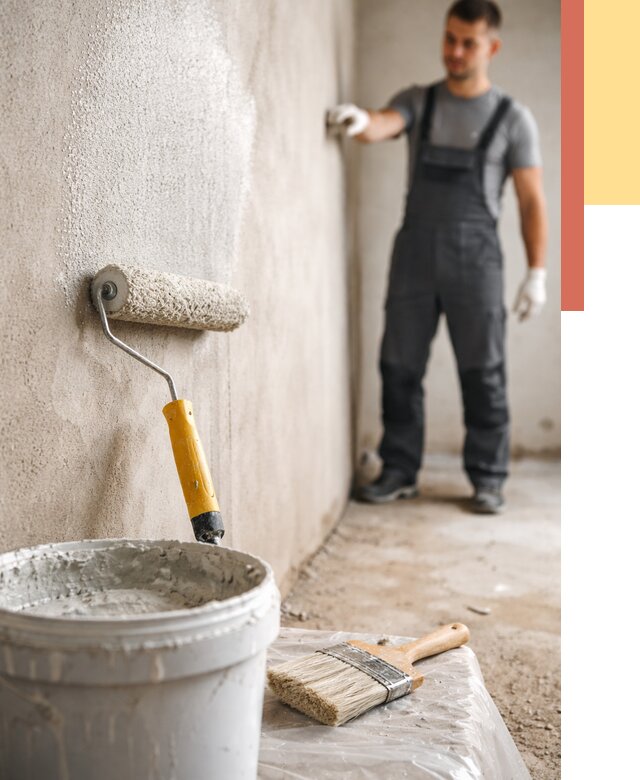 Нанесение бетоноконтакта на стены в октябрьском от 4350 руб. быстро и недорого | ОТДЕЛОЧНИК-Ктб