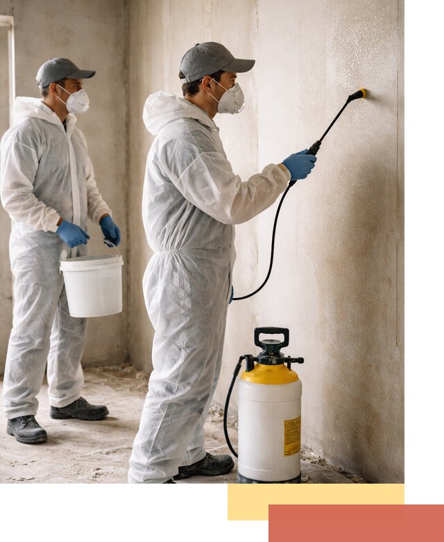 Антисептическая обработка стен в октябрьском профессионально