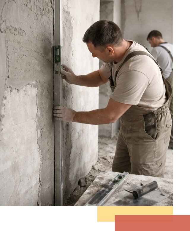 Установка штукатурных маяков в октябрьском с гарантией качества