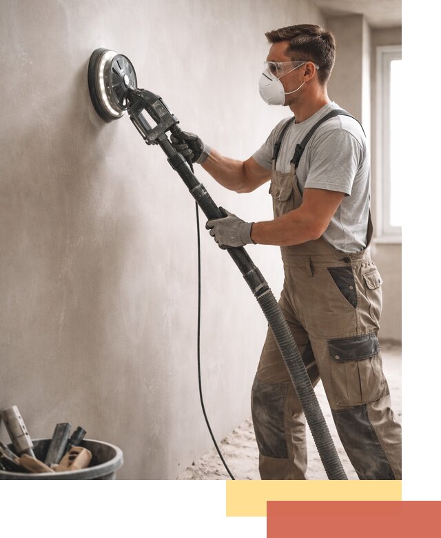 Профессиональная шлифовка стен в октябрьском быстро и качественно