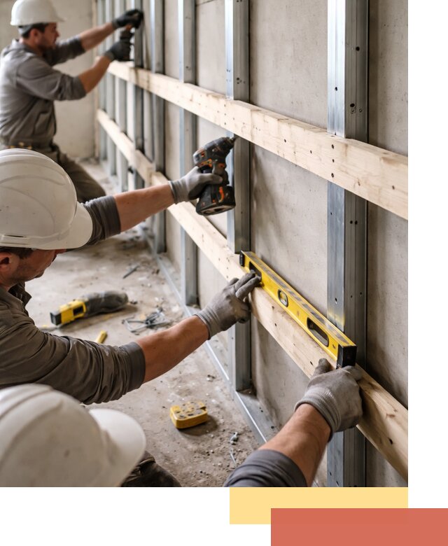 Устройство обрешетки под панели в октябрьском