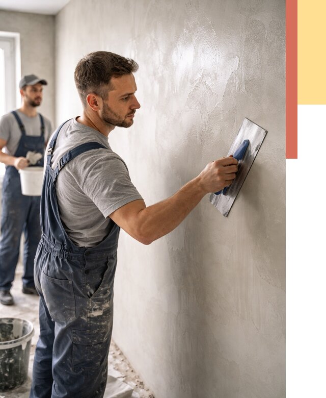 Глянцевание штукатурки стен в октябрьском от 7768 руб. — услуги и затирка | ОТДЕЛОЧНИК-Ктб