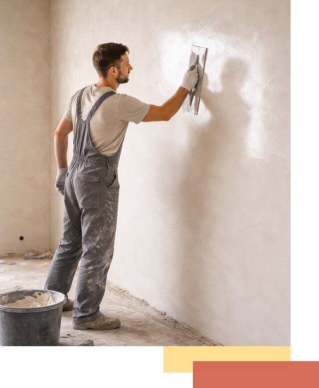 Глянцевание штукатурки стен в октябрьском профессионально и быстро