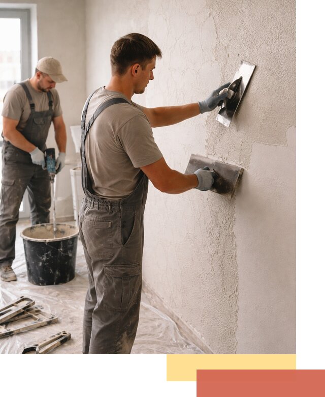 Структурная штукатурка стен в октябрьском — качественная отделка поверхностей