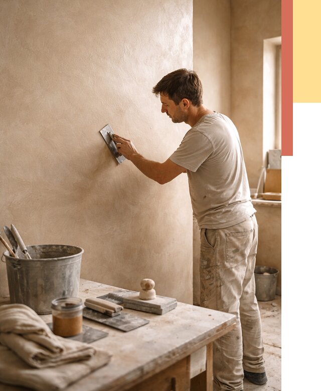 Марокканская штукатурка таделакт в октябрьском под ключ от 4350 руб. | ОТДЕЛОЧНИК-Ктб