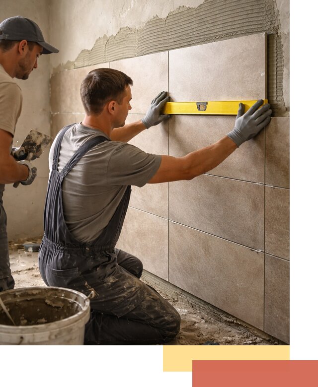 Облицовка стен керамогранитом в октябрьском профессионально и быстро