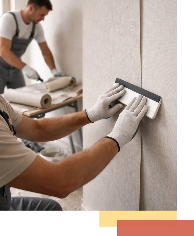 Поклейка обоев под покраску в октябрьском профессионально и быстро