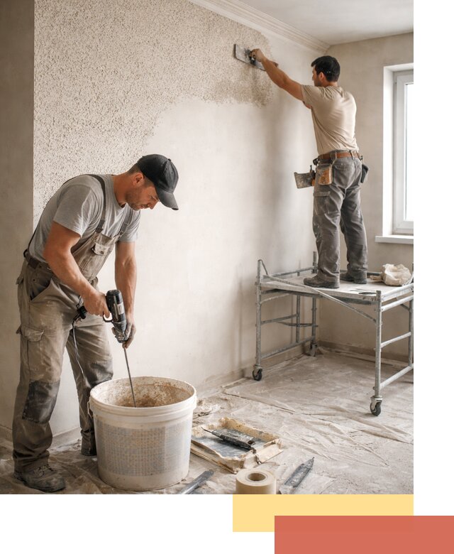 Нанесение жидких обоев под ключ в октябрьском с гарантией качества