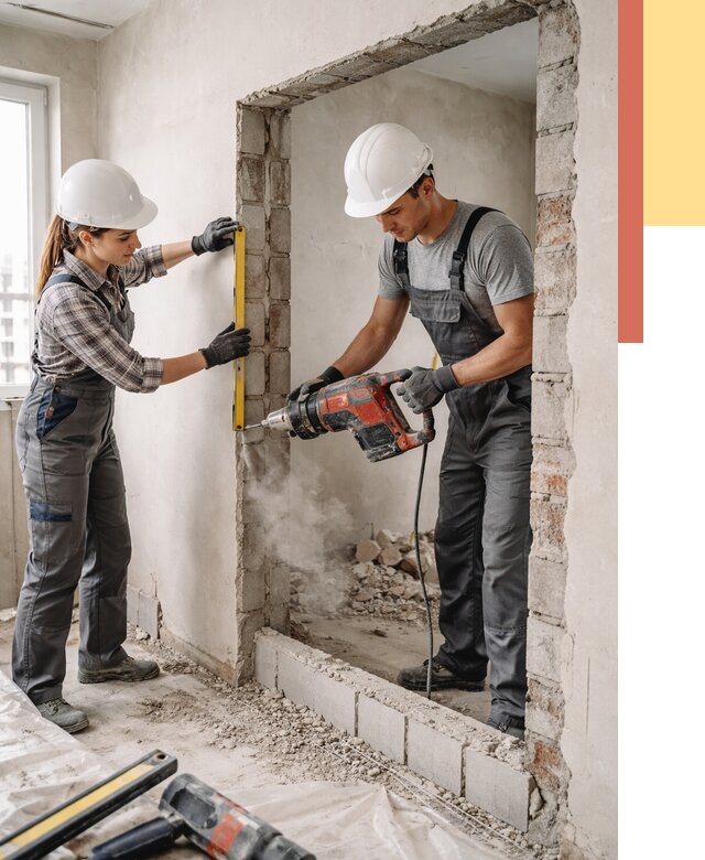 Создание проемов в стенах в октябрьском от 6732 руб. — алмазная резка и расширение | ОТДЕЛОЧНИК-Ктб