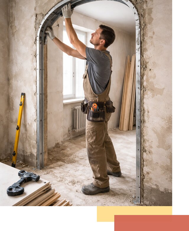 Устройство арочного проема в октябрьском под ключ