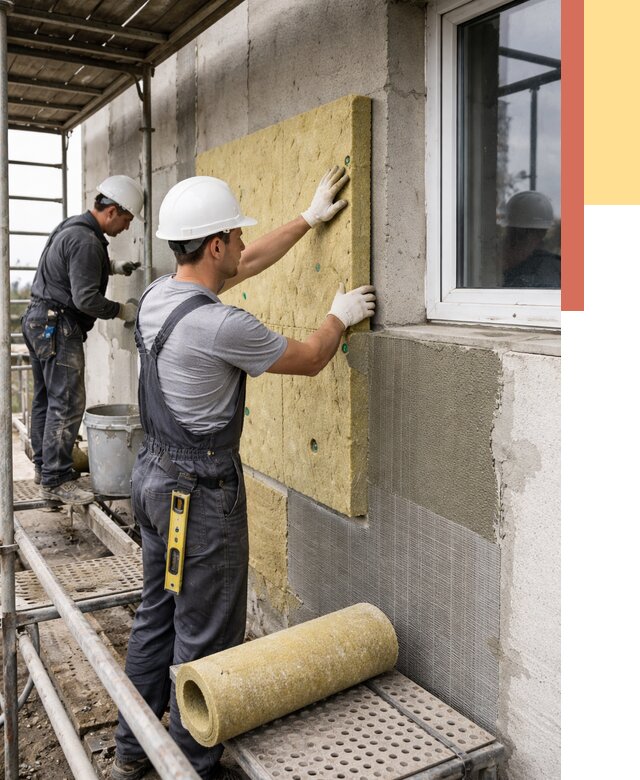 Утепление стен в октябрьском от 4454 руб. под ключ — быстро и недорого | ОТДЕЛОЧНИК-Ктб