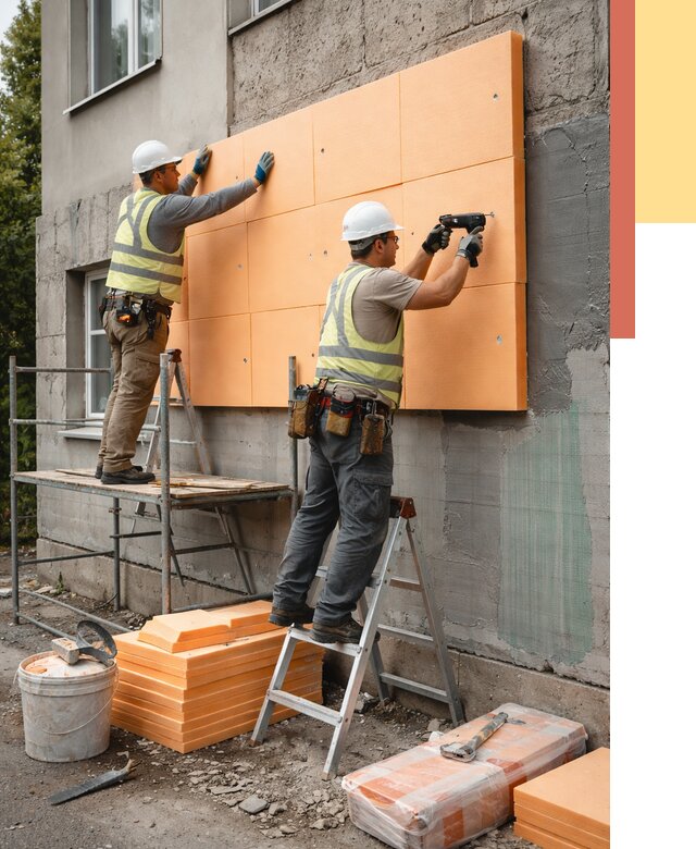 Утепление стен пеноплексом в октябрьском от 1916 руб./м2 — быстро и недорого | ОТДЕЛОЧНИК-Ктб