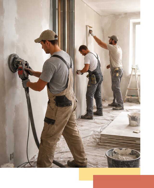 Профессиональная отделка стен в октябрьском качественно и в срок