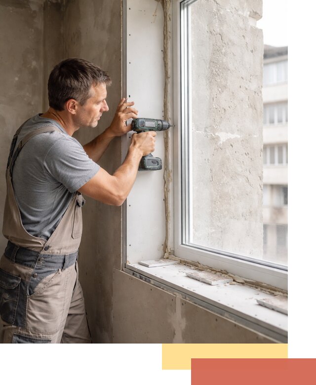 Монтаж гипсокартонных откосов в октябрьском под ключ