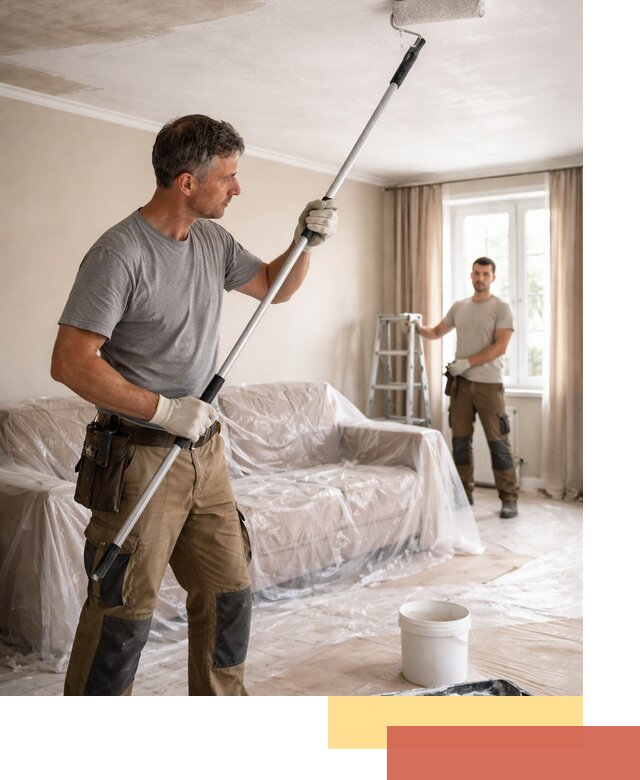 Грунтовка потолка в октябрьском — подготовка под покраску и отделку