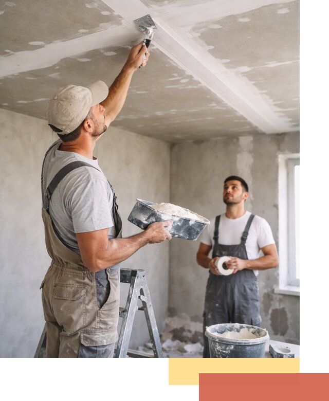 Обработка швов потолка ГКЛ в октябрьском: качественная заделка и шпатлевка